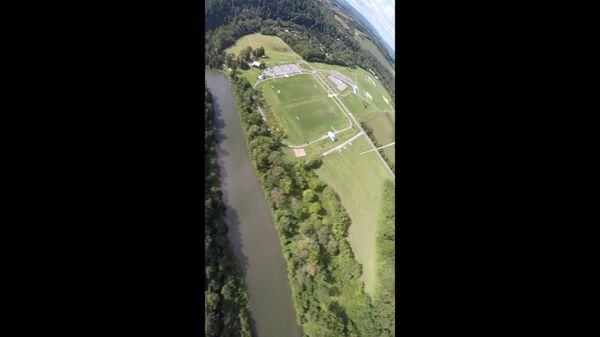 900 foot view from a kite