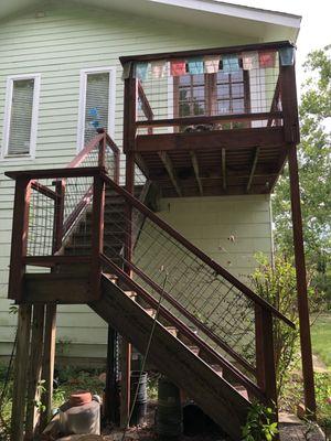 Stairway to our beautiful studio.