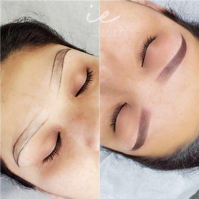 Ombre eyebrows