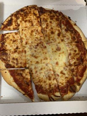 Large cheese pizza