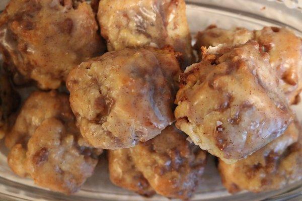 Bite sized cinnamon chip scones. Guests' favorite.