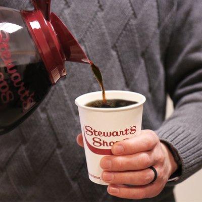 Grab a fresh cup of coffee from our self serve hot coffee station!