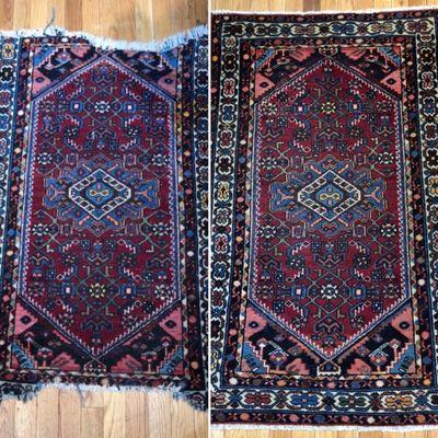 Repairing Enjelas Persian Rug