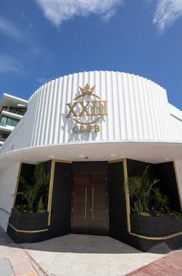 The XXIII Club entrance on South Beach.