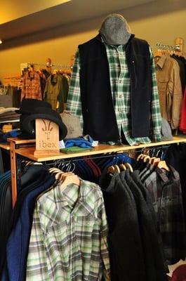 Mens clothing from Exofficio, Patagonia, The North Face, Ibex, Icebreaker and more!