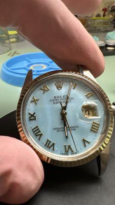 Customer's unique Rolex Watch