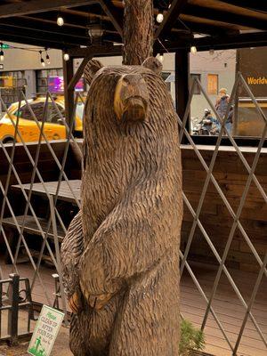 Wooden bear