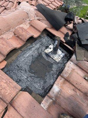 Led Boot Tile Roof Leak and Replacement