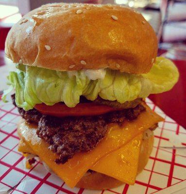 Tuesday is a great day for a Cheese Burger by All About Burger #aaburger #burger #hamburger #cheeseburger