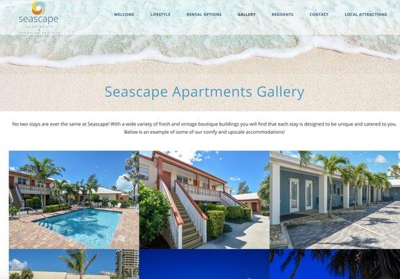 This is a screen capture to show off our published works on an apartment website.