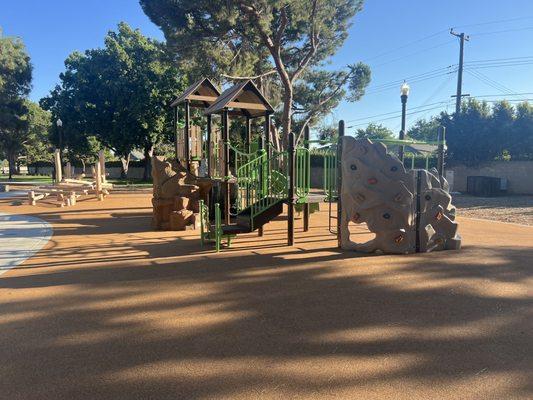 Playgrounds. Those stairs are the ONLY ones for that playground set.