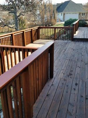 deck staining