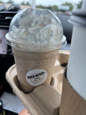 Toffee blended drink