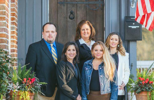 Part of our office staff! Tom Hutchinson, Hollie Myers, Debbie Kirkland, Joy Herron, Jillian Kirkland