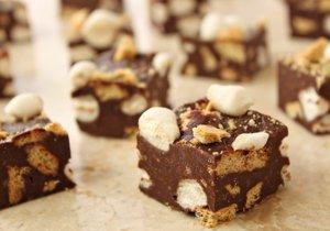 Dairy Free Vegan Smores Fudge