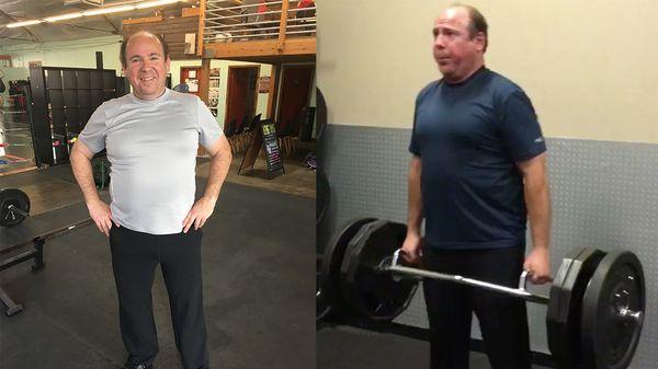 Jon lost 15lbs and gained a 355lb max deadlift! At 52 years young!