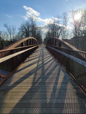 The bridge near the one mile (from Shippensburg University) mark.