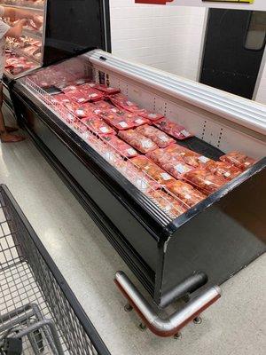 Sale on meats...