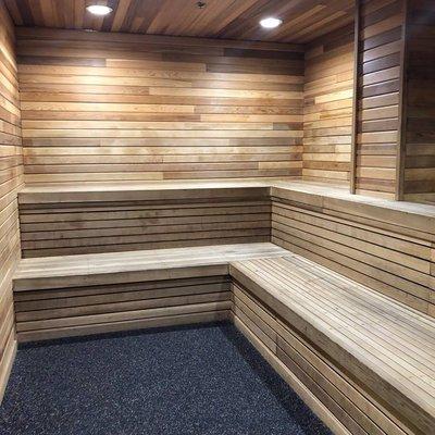 Spacious Dry Sauna.