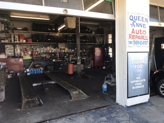 Queen Ann repair bay