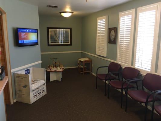 Turner Chiropractic waiting room.