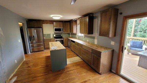 Kitchen remodeling project in Howell MI