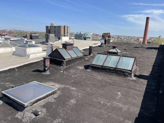 Flat roof repair and installation