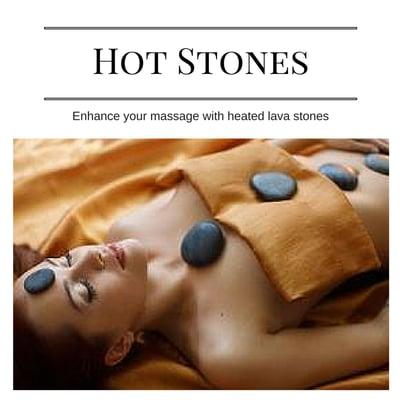 Add hot stones to your massage