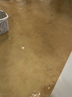 Basement flooding for the second time in less than 24 hours