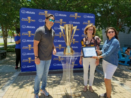 A Great Time at the CONCACAF Gold Cup soccer match in Charlotte!