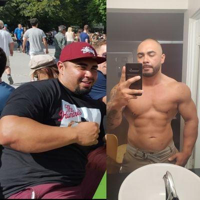 My first transformation from 275lbs down to 225lbs