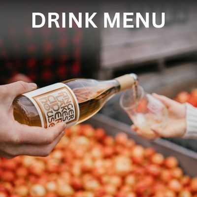 Grab a cider flight, cider or beer by the glass or try a cider cocktail!