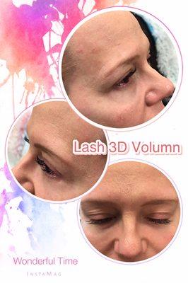 Want more natural lash extension 3D Volumn