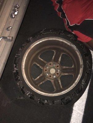 This is what buying a used tire from there looks like