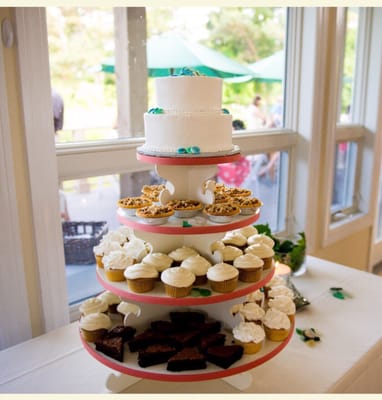 Wedding cake and mini treats!