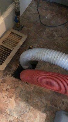 Duct cleaning and sanitation process