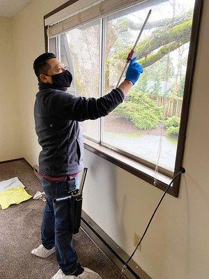 Residential window cleaning