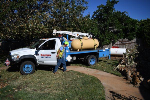 We provide propane tanks for our customers to make our service simple and worry-free!