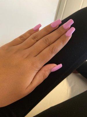 Acrylic gel manicure