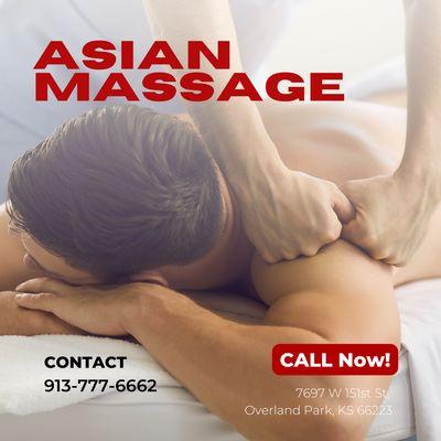 Asian Massage
 7697 W 151st St, Overland Park, KS 66223
 Call Us at 913-777-6662