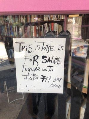 Book store for sale