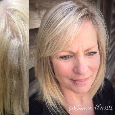 Reverse Blonde Balayage by Melissa