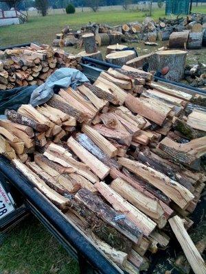 Seasoned firewood