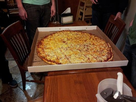 this was the pizza for the challenge.