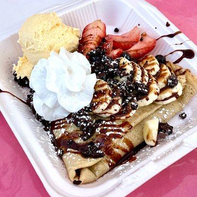 Classic Crepe with Ice Cream