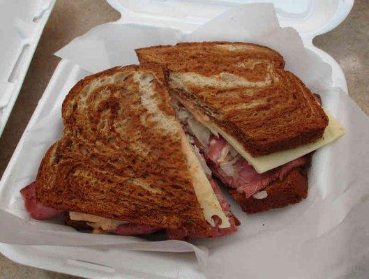 Reuben off the regular menu...