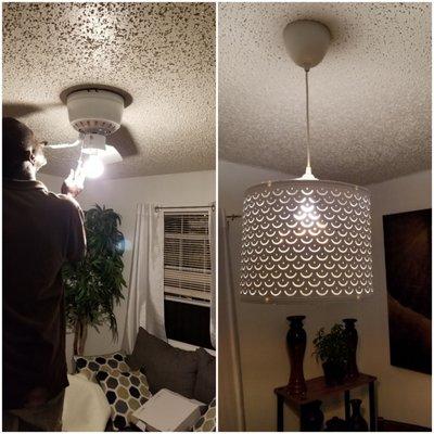 light fixture replacement