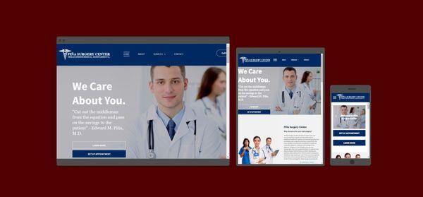 Check out this beautiful website we built for a Hospital in Houston TX at pinasurgerycenter.com