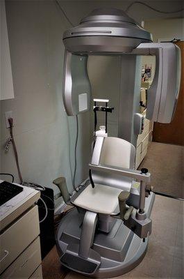 A 3D scanner (cone-beam CT machine)