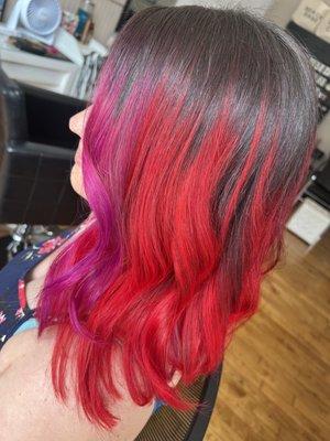 Fashion color hair!